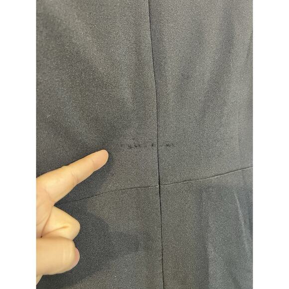 Karlie Dress Black Cut Out Bow Chic Zip Up Size Large - Picture 5 of 5